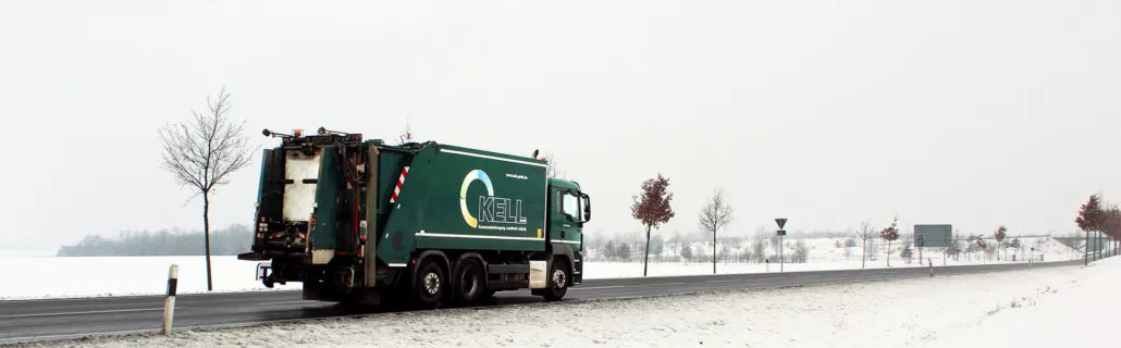 Abfallentsorgung bei winterlicher Witterung